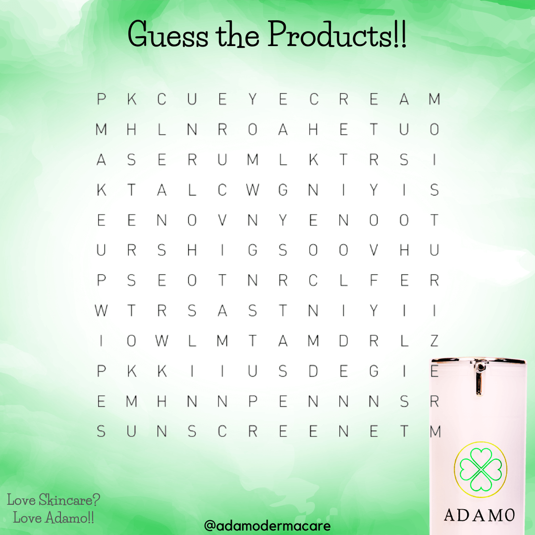 Find the Products- Adamo Skincare